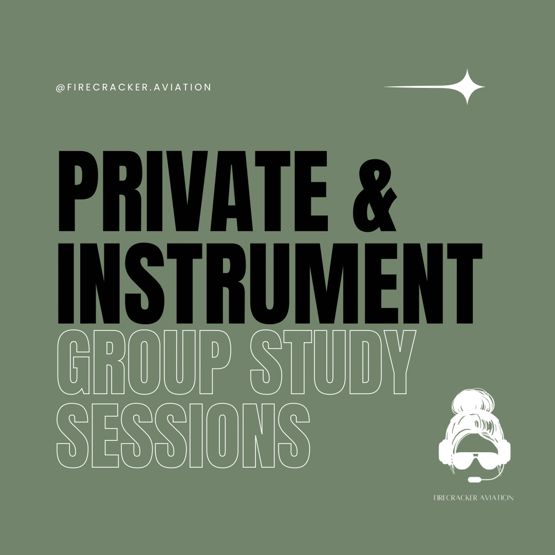 Private Pilot & Instrument (ASEL) VIRTUAL Group Study Session! (5 seats, 2.0 hours)